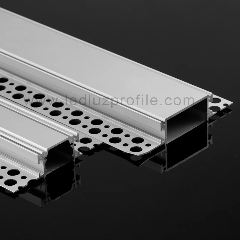 For Led Light Extrusion Housing Channel With PC PMMA Cover Endcaps Clip Led Strip Aluminum Profile
