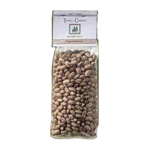 500 gr Bag Italian Best Borlotti Organic Dried  Beans certificate of origin for restaurant and private
