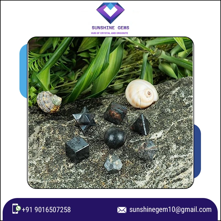 Wholesale Hematite Geometry Set Natural Hematite Crystal Sacred Geometry Sets for Healing Meditation and Spiritual Tools