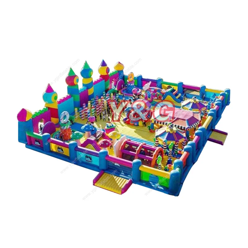 Y&G Factory games for kids inflatable bounce park Large outdoor inflatable amusement equipment amusement park inflatable