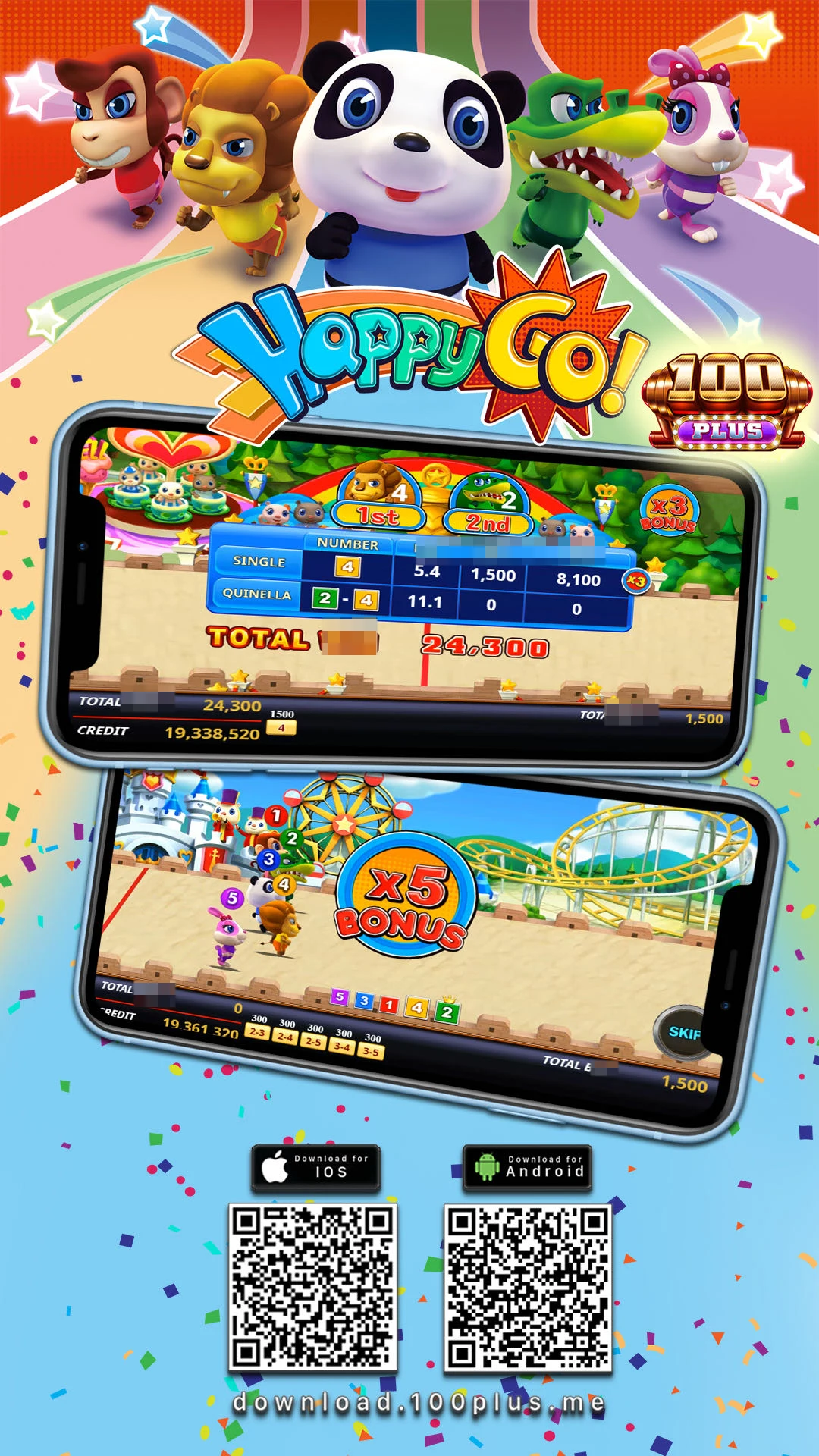 100 Plus online game Software APP coin game machine