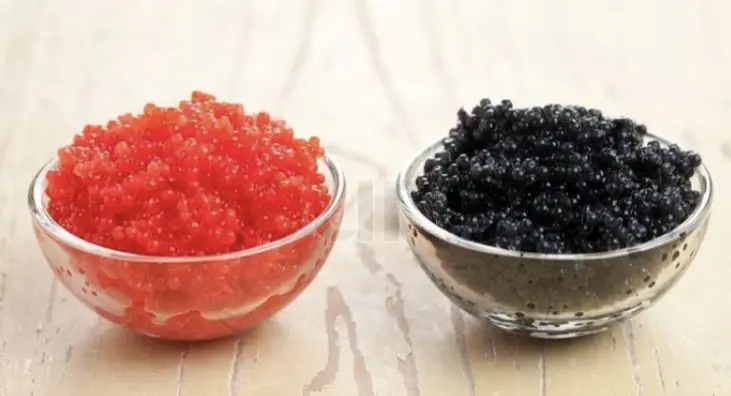 Factory Price Seafood Black and Red Caviar