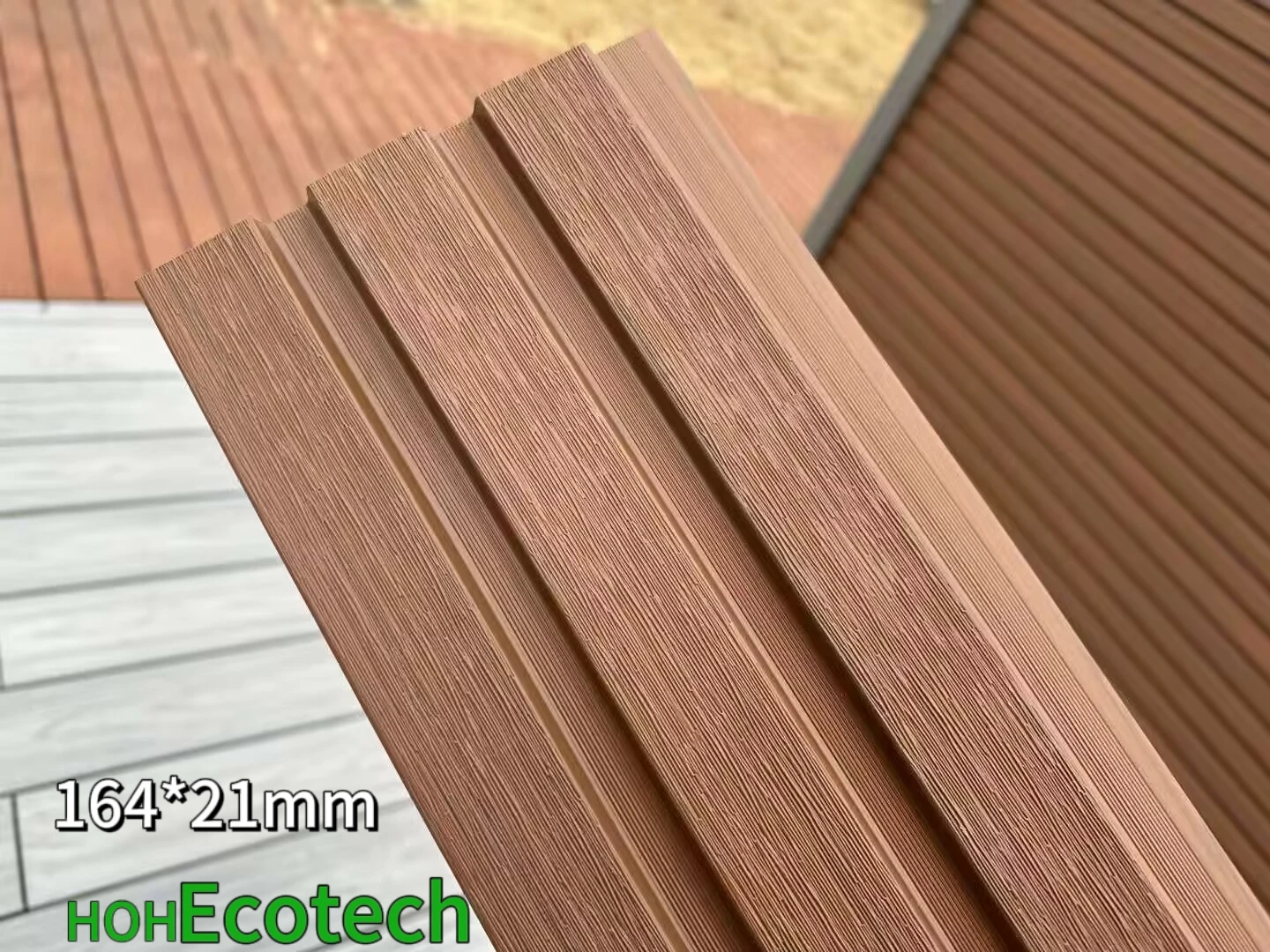 Easy Installation Decorative Fencing  High-Quality Outdoor WPC Privacy Fence  Co-extrusion Wood Plastic Fence Panel