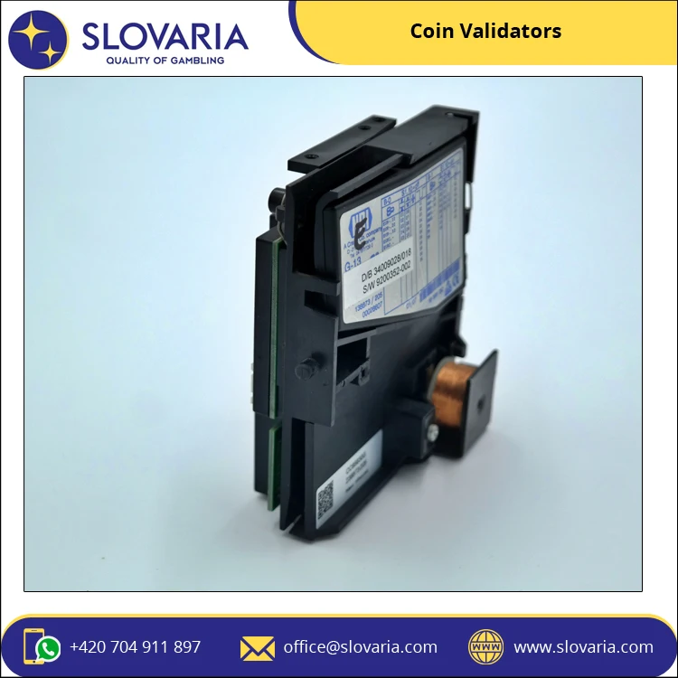 1 Year Warranty OEM Supply Versatile Interfaces and Sorting Options Coin Validators at Best Market Price