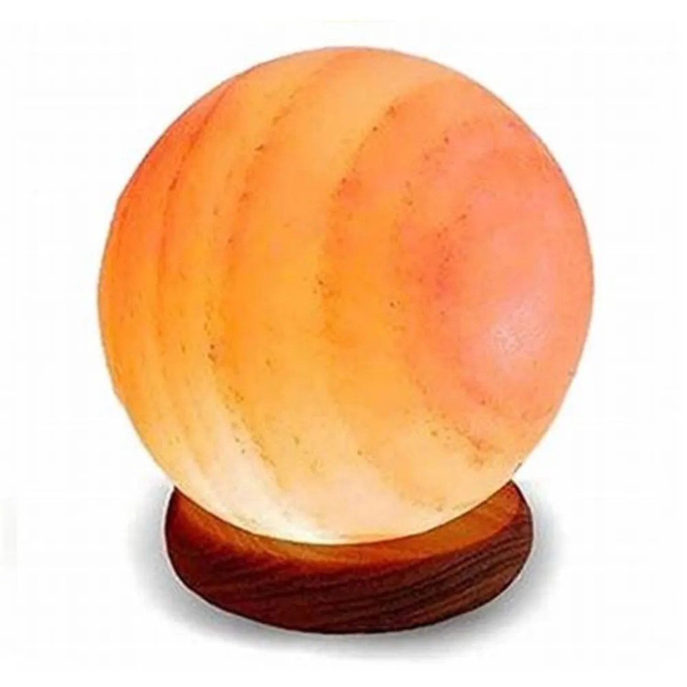 Transform Your Home with the Warm Glow of a Himalayan Ball-Shaped Salt Lamp - Buy Now and Experience Serenity