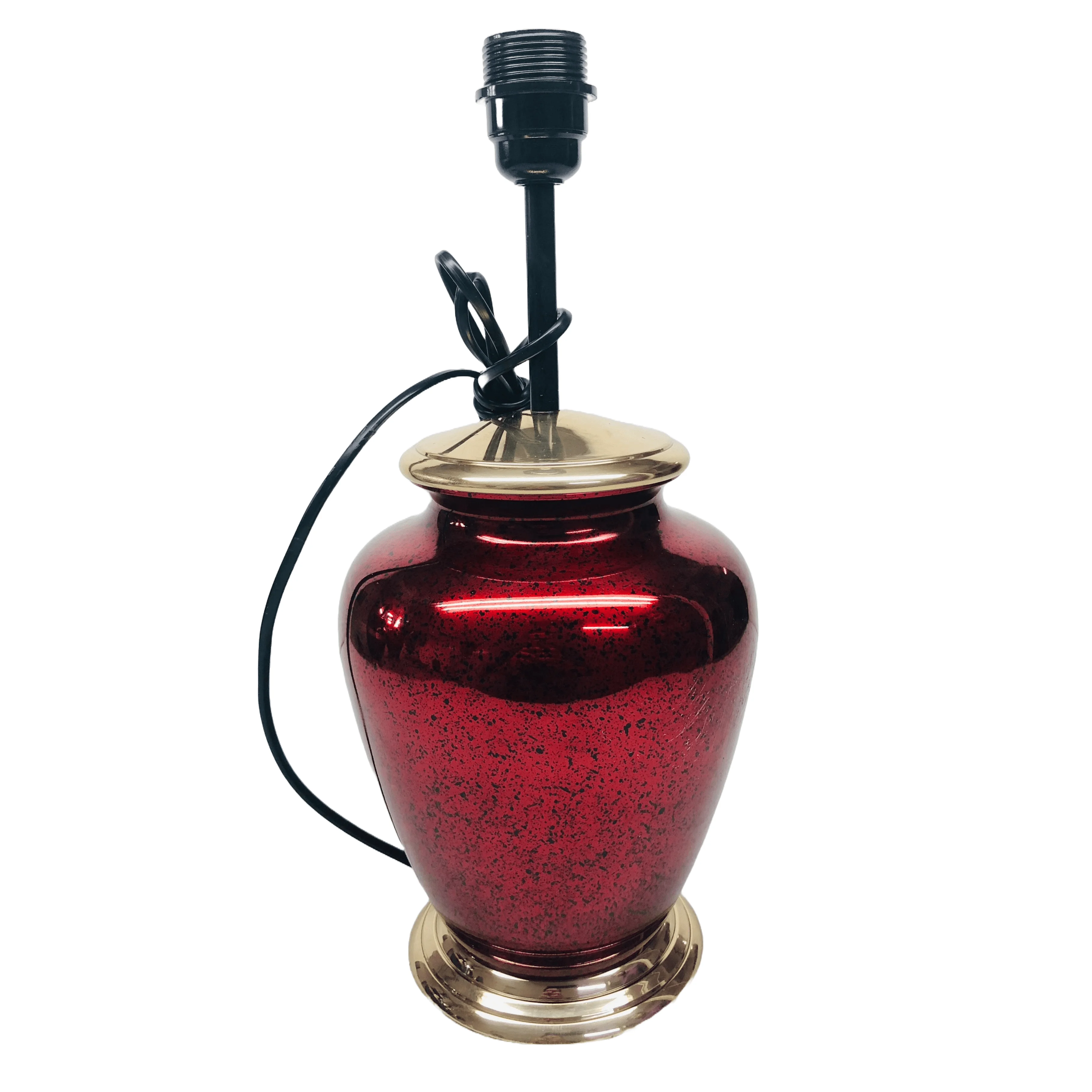 Charming Red Table Lamp Competitive Quality Decorative Luxuries Lamp For Bedroom Decoration Metal Brass Desk Lamp
