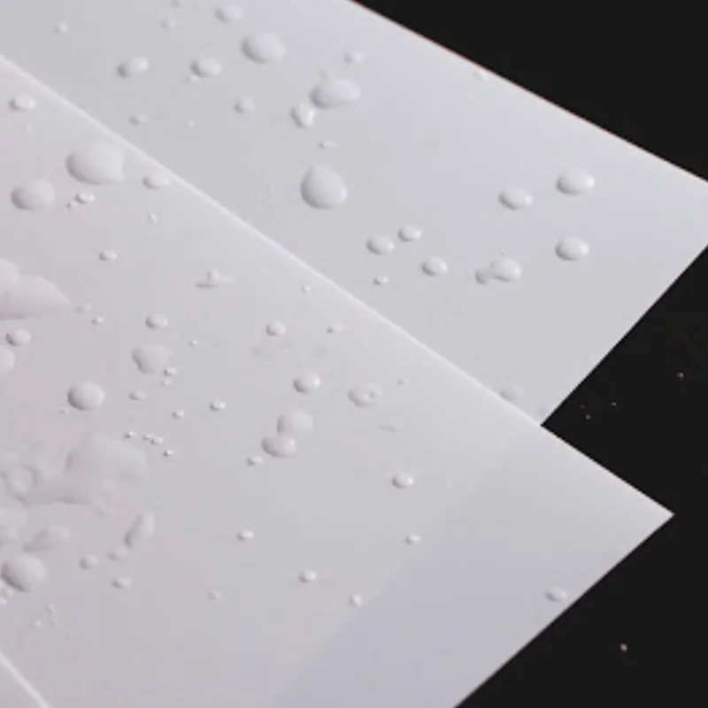 Lizheng waterproof 170gsm white glossy synthetic paper pp non-adhesive paper matt or glossy pp synthetic paper