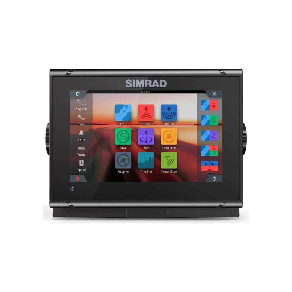 Chartplotter and Fish Finder, with Transducer and Radar Options, Preloaded C-MAP Discover Chart Card