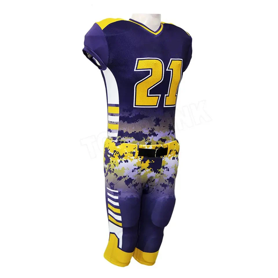 Light Weight Comfortable American Football Uniform Men Sports Wear Custom Team American Football Uniform