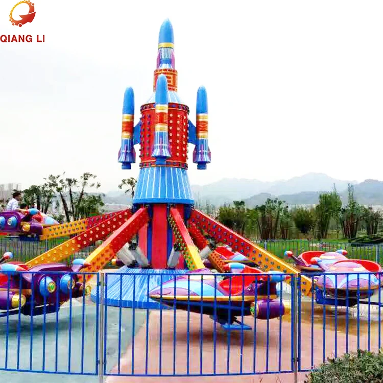 Qiangli original factory Popular Flying Elephant Ride Children Swing Ride Self-control Airplane Rides for Sale