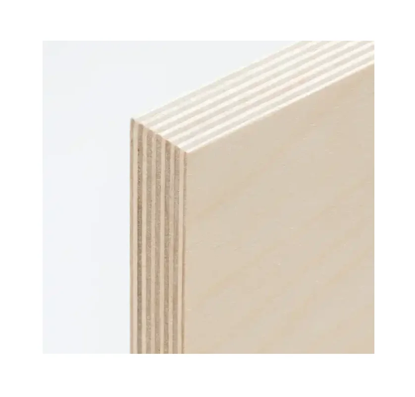 Special plywood Poplar/Eucalyptus Core Plywood tongue-groove re-veneered or overlaid with HPL