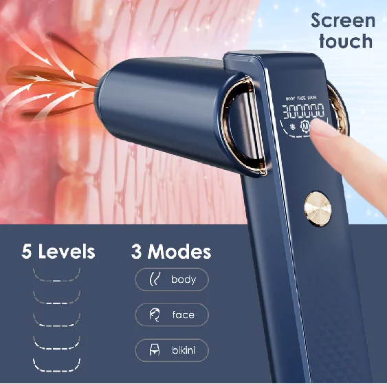 2023 Hot Sale 510K Sapphire Ice-Cooling IPL Laser Hair Removal for Whole Bodey Use