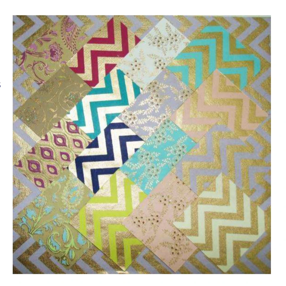 Cotton Rags Recycled DIY Craft Decorative 8 craft Paper Pack Customized Printing Background Cardstock Scrapbook Paper