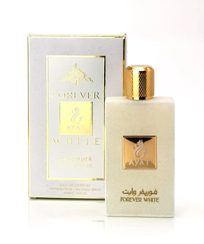 Perfume FOREVER WHITE 100 ml by Ayat perfumes Dubai Arabic long lasting eau de perfumes