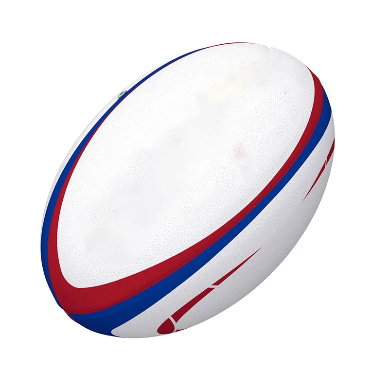 Best Quality Machine Stitched Rubber Leather Rugby Ball Factory Price Customized Logo Printed Size 5 PVC Football