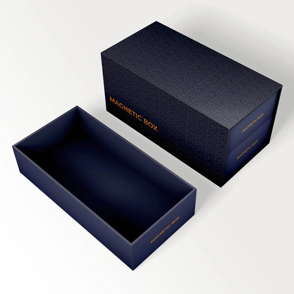Lionwrapack Custom Printed Cardboard Rigid Hardbox Double Layer Magnet Box Packaging Luxury Folding Gift Boxes With Magnetic Lid