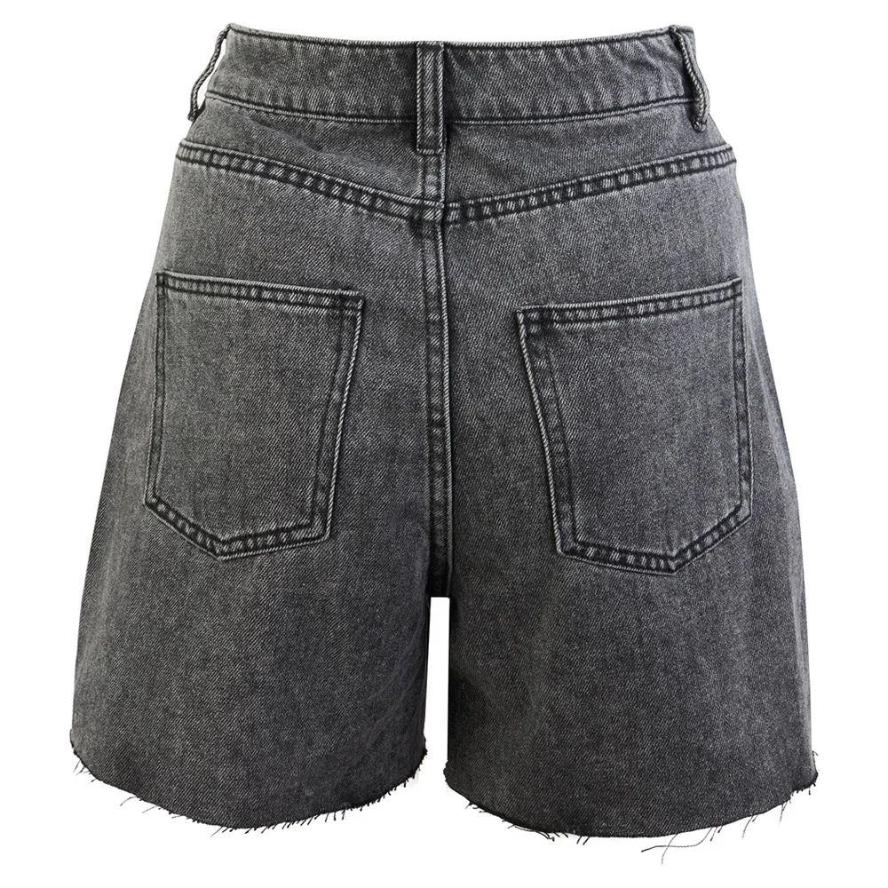 Casual Style Denim Jeans Ladies Shorts Plain Simple Premium Quality Material Denim Shorts Ripped Jeans Short Jeans Pants Women