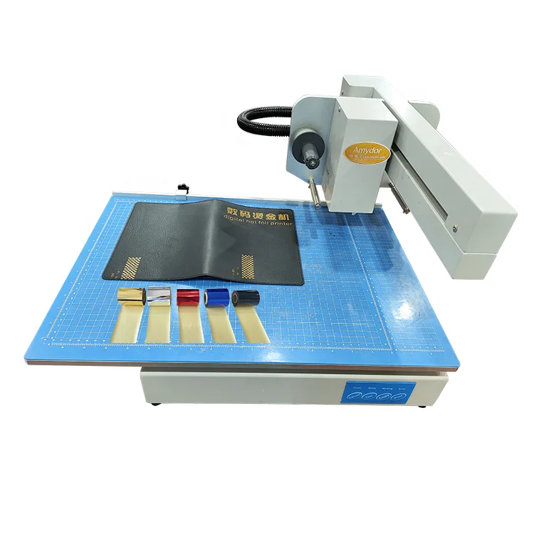 AMD3025 Foil Printer Fully Automatic Magazines Acrylic Notebooks Digital Hot Foil Printing Machine