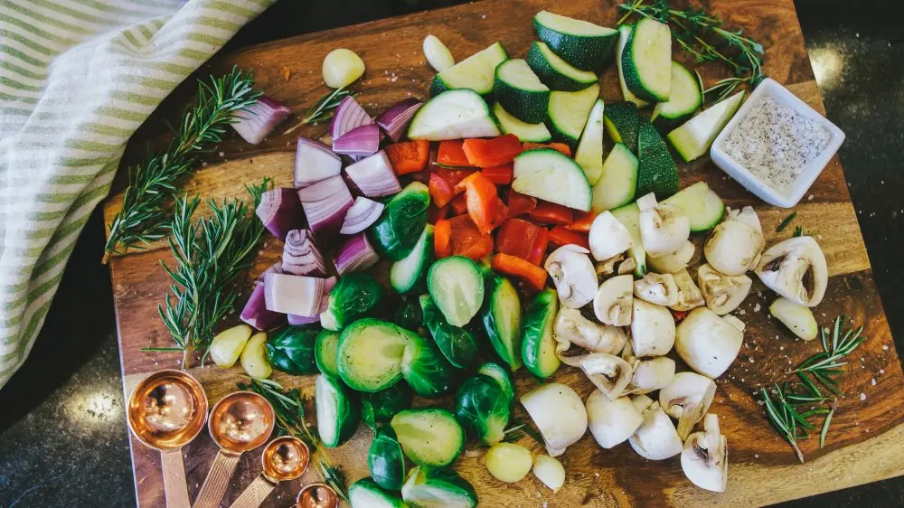 Смешанные продукты измельченные овощи вкусные хорошее качество
