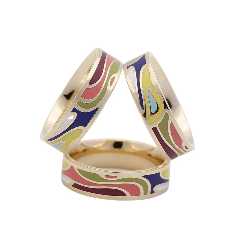 manufacturer custom metal enamel logo fashion slide buckle scarf ring