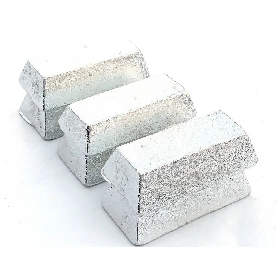 Manufacturer Zinc Alloy Ingot Zamak 8 Zamak 5 Zamak 3 with Factory Price