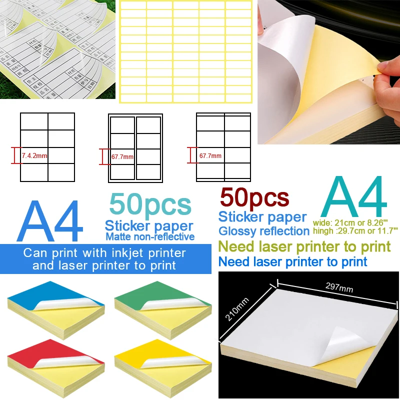 A4 Laser and Inkjet Labels