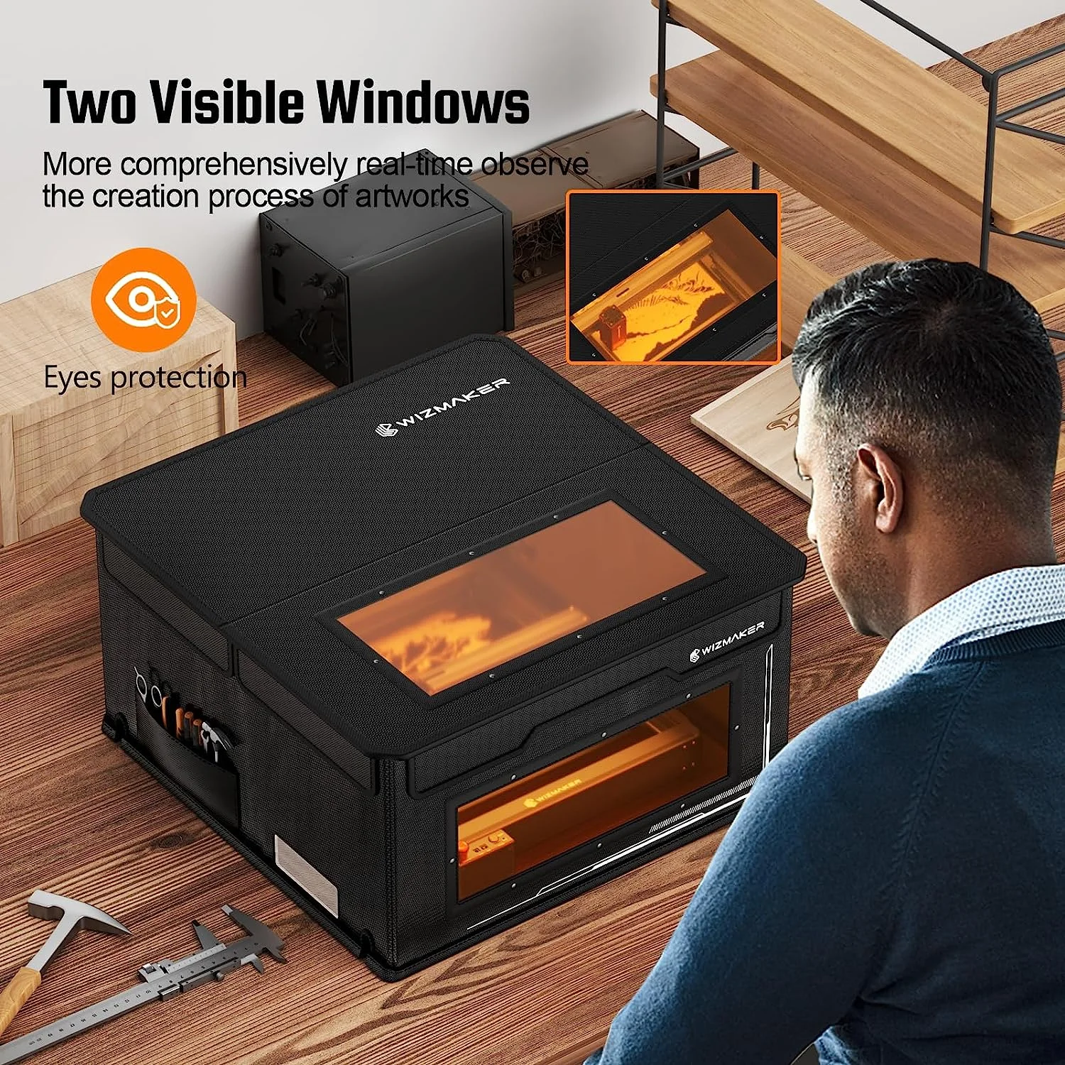 Factory direct sales  Laser Engraver, Flame Retardant and Smoke-Proof for D1/D1 Pro and Other  Laser Engraving Machine Cover