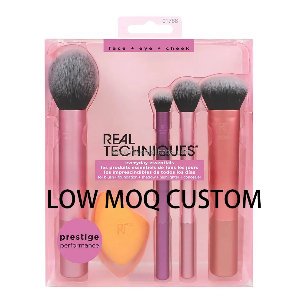 RT Oem kit de juego set de brochas para de maquillaje profesional simple al por mayor de pelo natural kabuki Makeup
