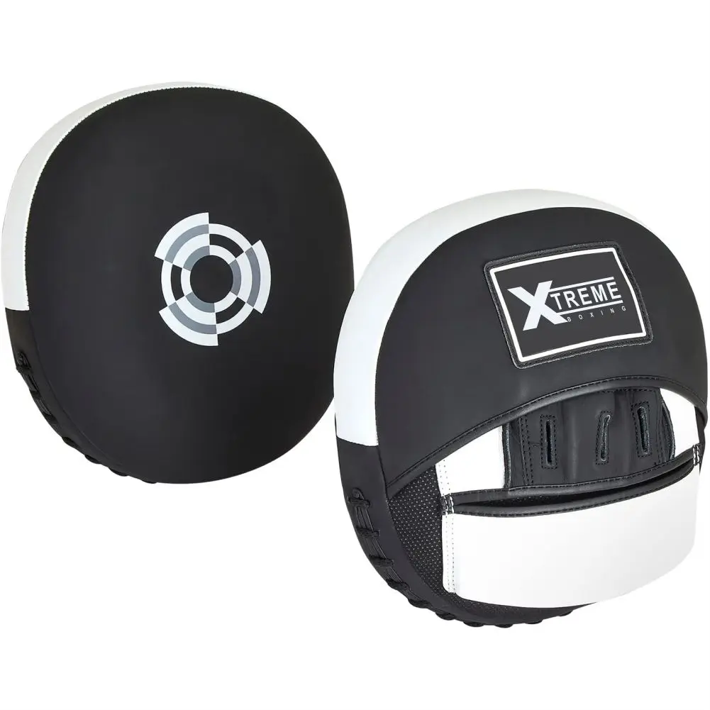Buy Customize Leather Focus Pads Boxing Muay Thai Kickboxing Punching hand Pad Mitts accept custom logo design