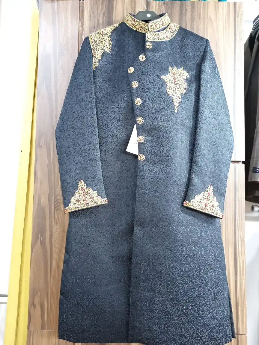Modern Fashion Designer High Quality Mens Kurta Pajama Sherwani WastCoat Khoosa For Mehdi N Wedding  Occasion Ready To Wear