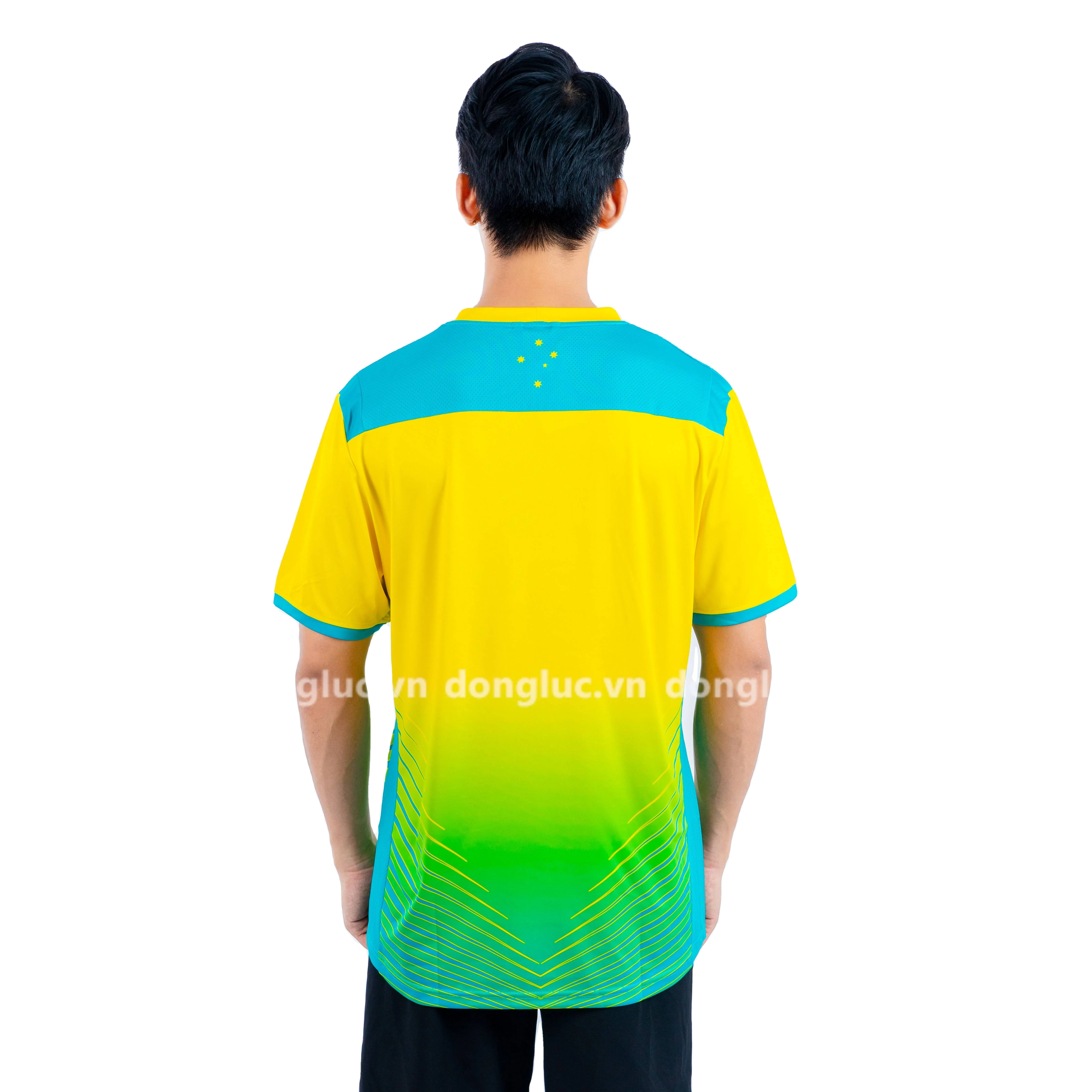 Polo Customize logo printing Made in Vietnam big manufacturer 100% polyester eyelet interlock fabric Men T-shirt