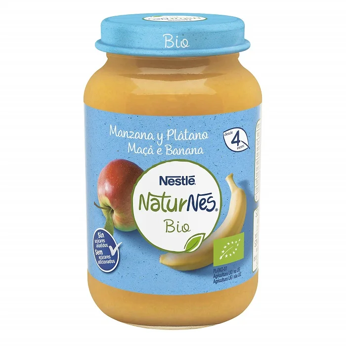 Nestle Naturnes Bio Apple & Wild Rose Fruit 6 м + 90 г