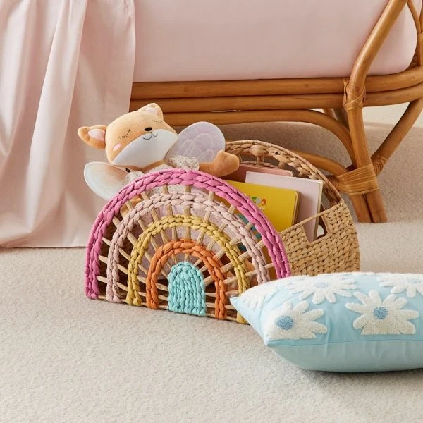 Cheapest price wholesale in Vietnam woven basket home storage & organization seagrass basket decorative for clothings bathroom
