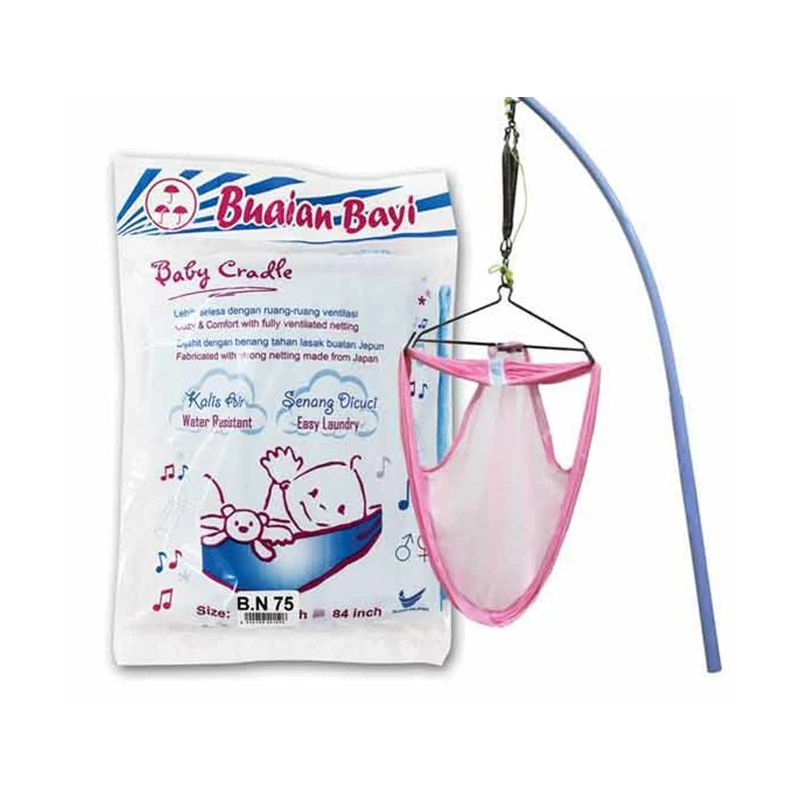 Long-Lasting Baby Cradle Net 75 Inches Mosquito Net Baby Safety Sleep Protection Breathable Soft Mesh Secure Comfortable