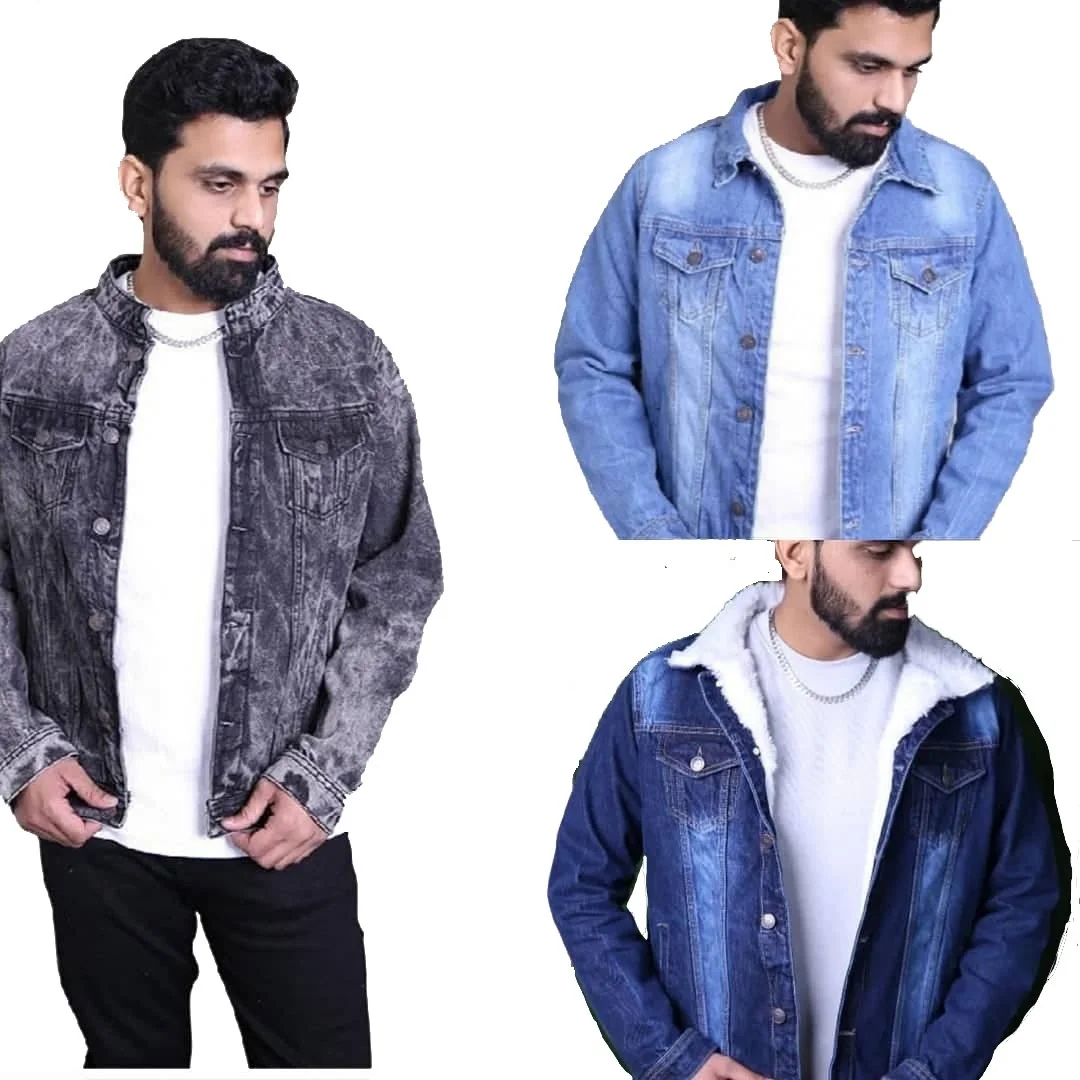 Factory Cheap Price Wholesale High Quality Men Jeans Denim Jacket Top Selling Jackets 2022 With customized logo stuff shade et