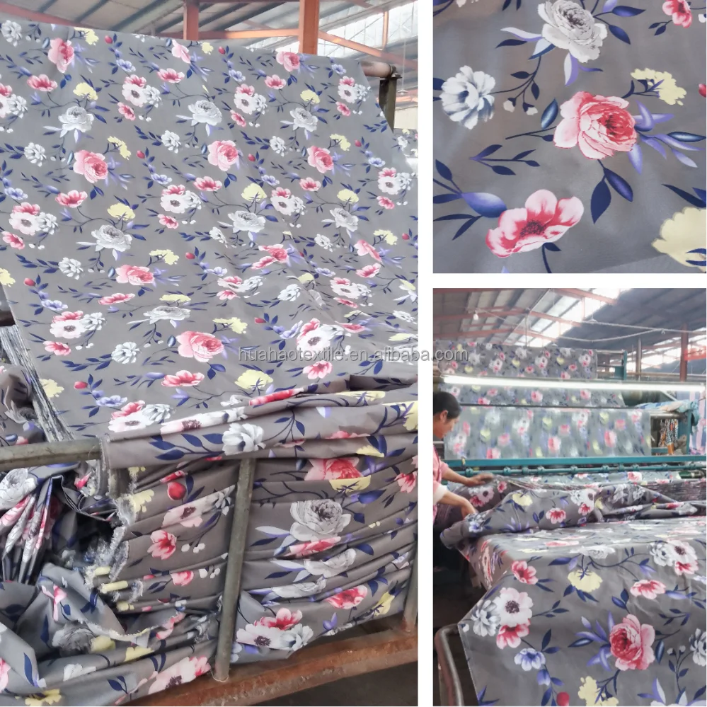 fabric source factory supply cheap price beautiful design printed microfiber fabric