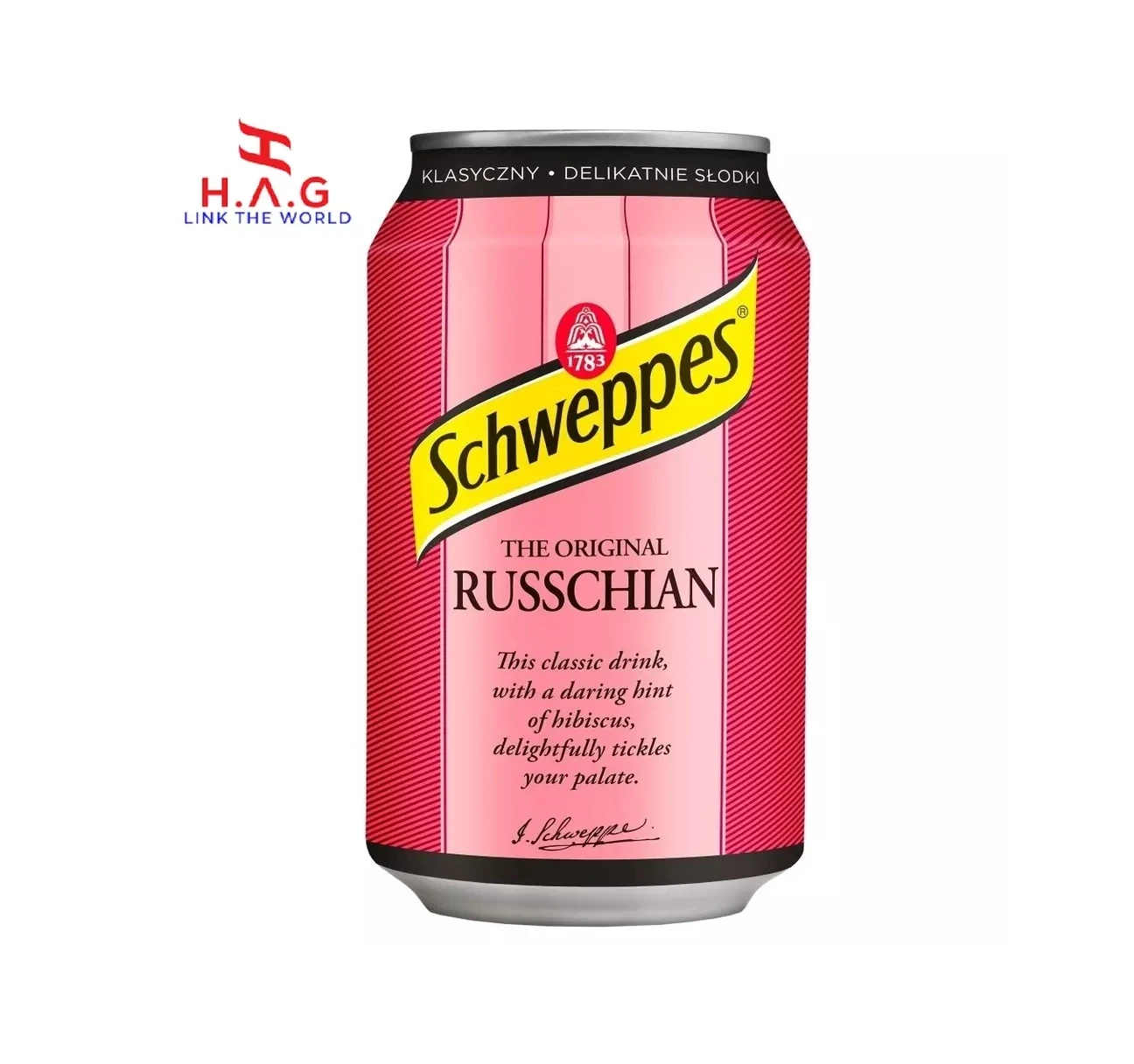 Top Sales Lower Price Schweppes fat can 330ml x 24 cans/tray Russchian flavor Fruity Carbonated Drinks