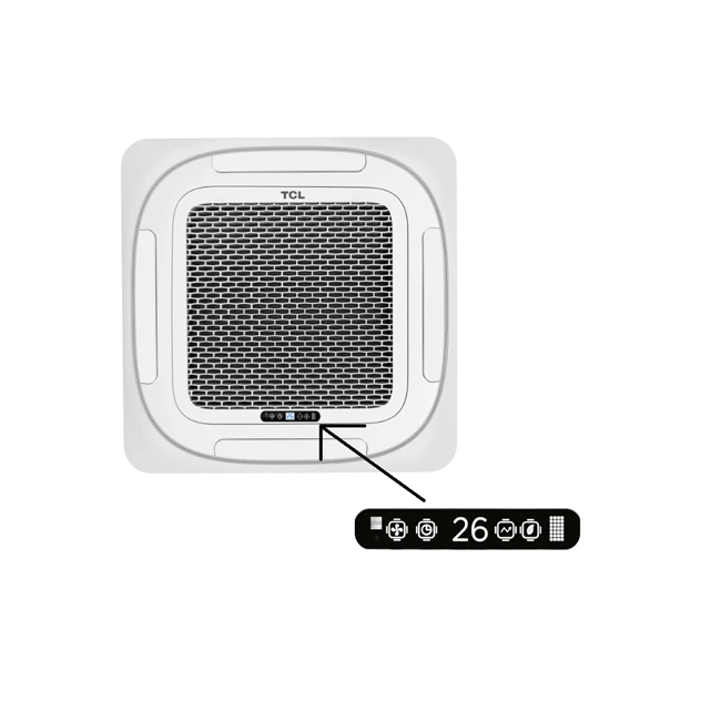 High Quality TCL Cassette conditioner TCC-48CHRH/DV7 air heat pump mini split inverter air conditioner