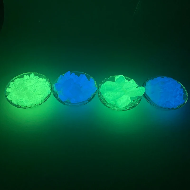 Glowing Pebbles Stones Natural Glowing Luminous Stone Glow Stones for Garden Decoration