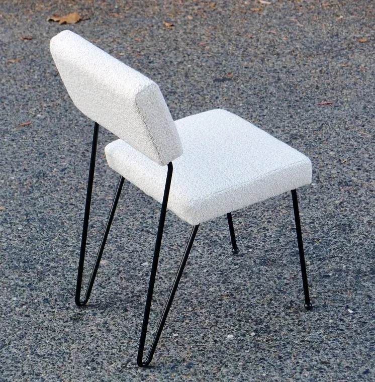 Wholesale High Quality Modern Metal Chair Furniture Antique Living Room Office Hotel Restaurant Black Metal Dining Derma Chair