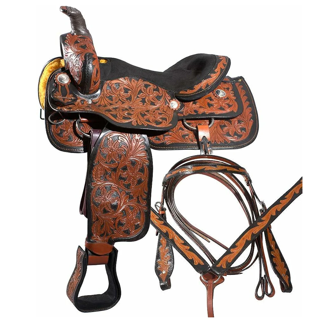 Oem Service Horse Saddles Pakistan Made Lightweight Horse Saddles Plain Dyed Horse Saddles