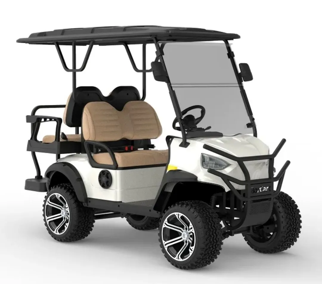 Latest Unique Design Cheap Price Mini Golf Cars High Chassis Golf Cart Custom 4 Seater Lithium Battery Golf Car Electric