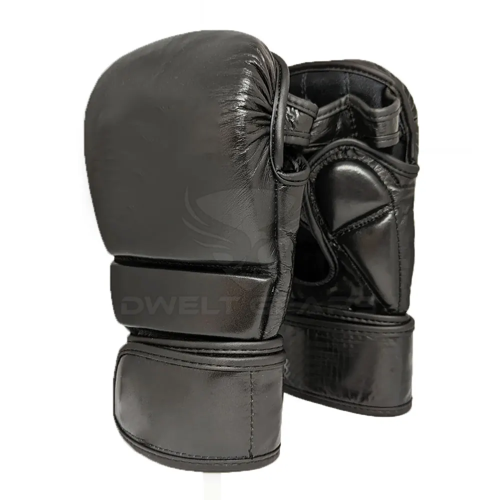 High Quality PU Leather MMA Punching Gloves Fighting Gloves  MMA Gloves