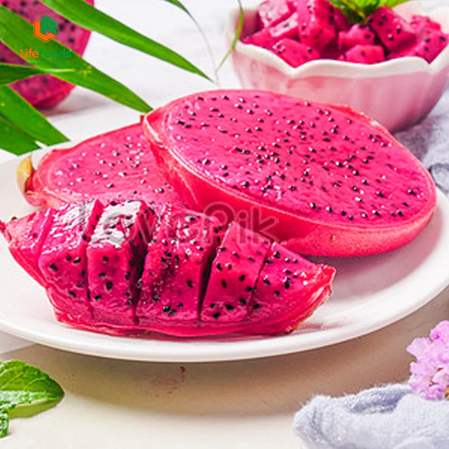 Color package weight MOQ negotiation accepted size pricing red dragon fruit Fresh Red Dragon Fruit Lifefoods from Vietnam