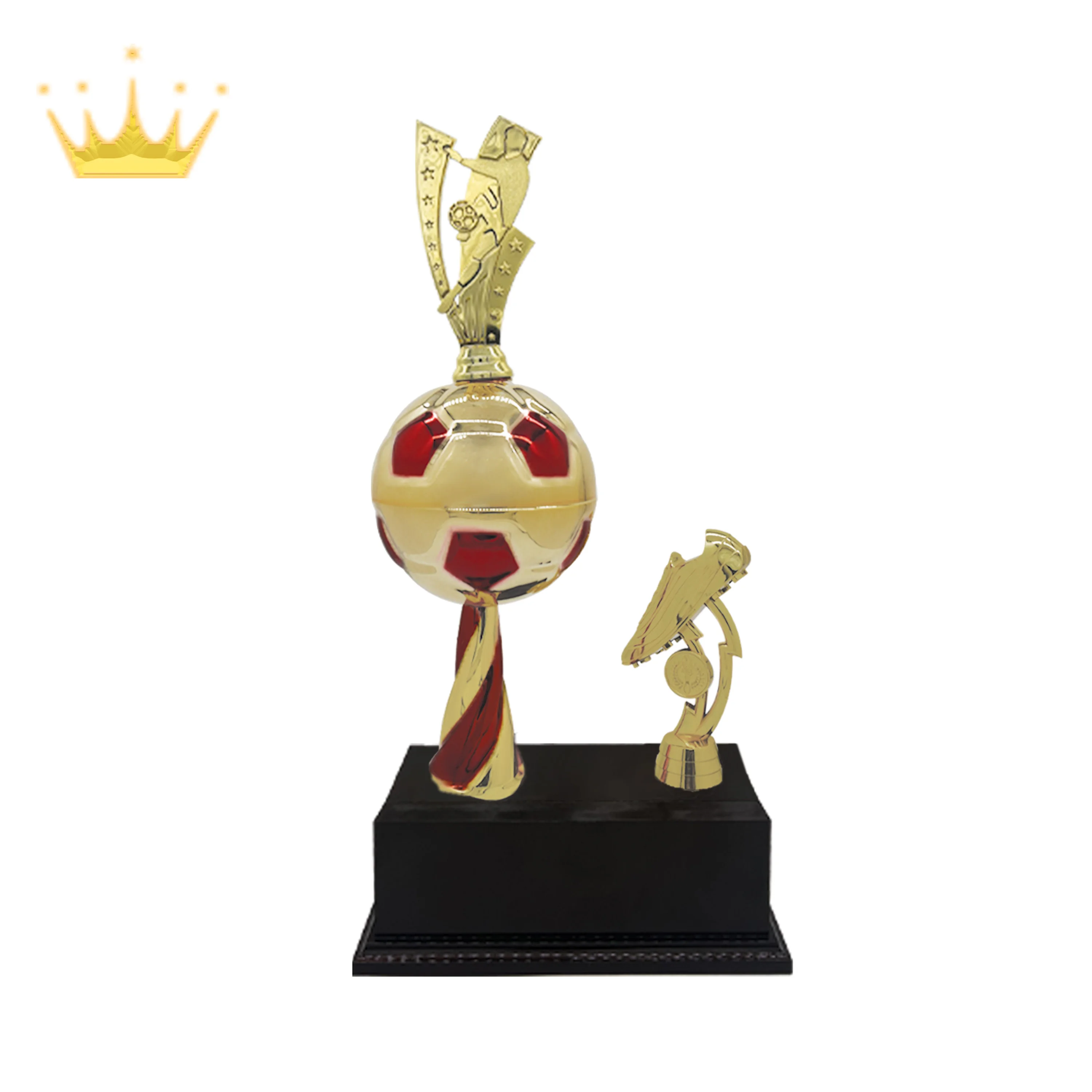 Special Hot Selling Plastic Craft Trophy Football Soccer Football Shoes Elegant Modern For Football Competition Awards School