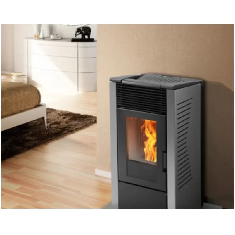 6KW Modern Indoor Freestanding Wood Pellet Stove Boiler Steel Hot Water Boiler PSC Wood Water Burning Biomass Indoor Use