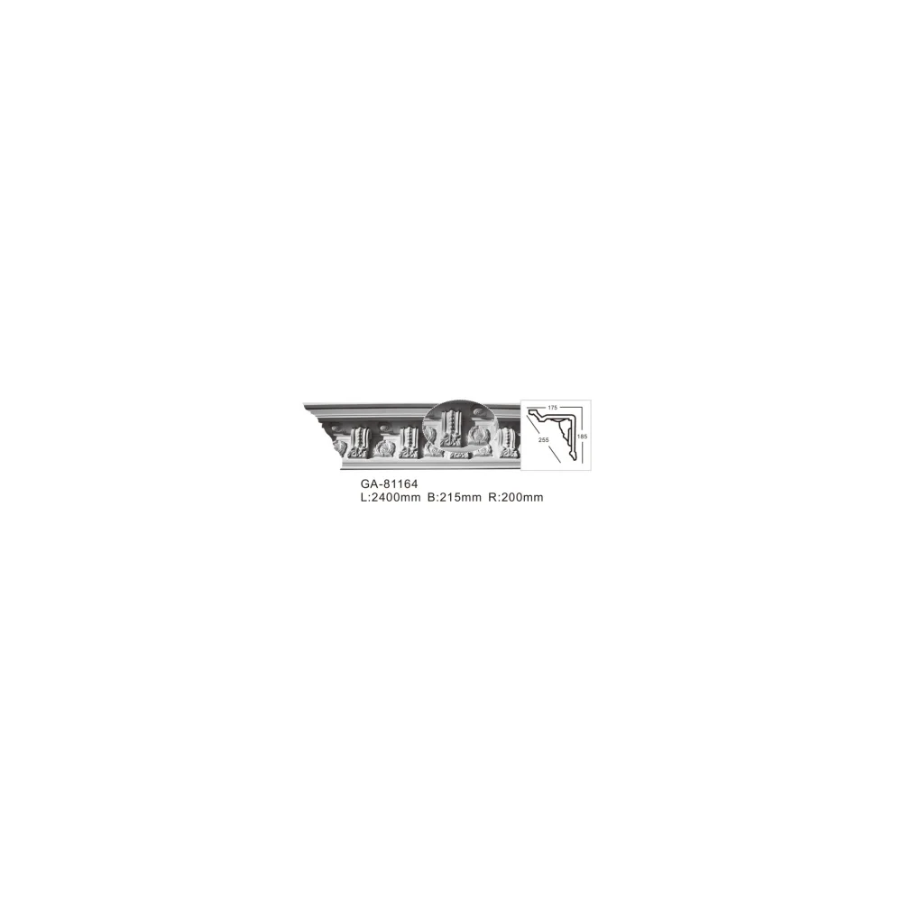 interior new pop ceiling designs corner China home decor wholesale crown moulding pu frame