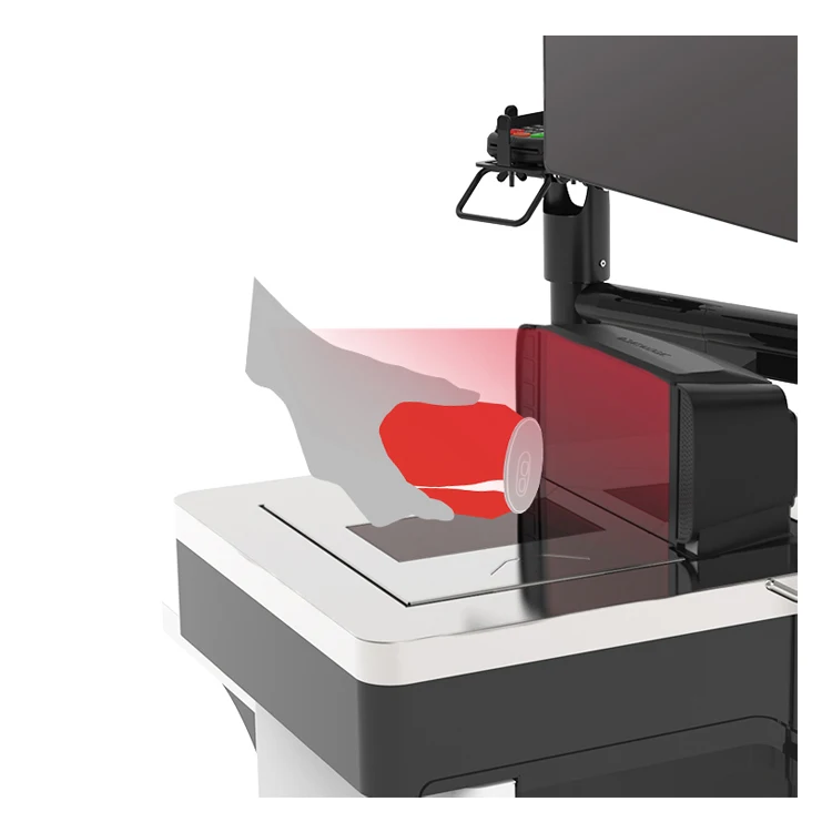 Easy to Use Automated Self Checkout Windows Touchscreen Supermarket Kiosk Terminal Machine