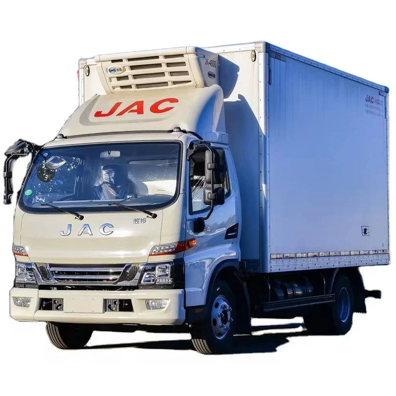 JAC 4X2  LHD 152hp Refrigerated Freezer Truck For Meat Transportation Refrigerator Truck