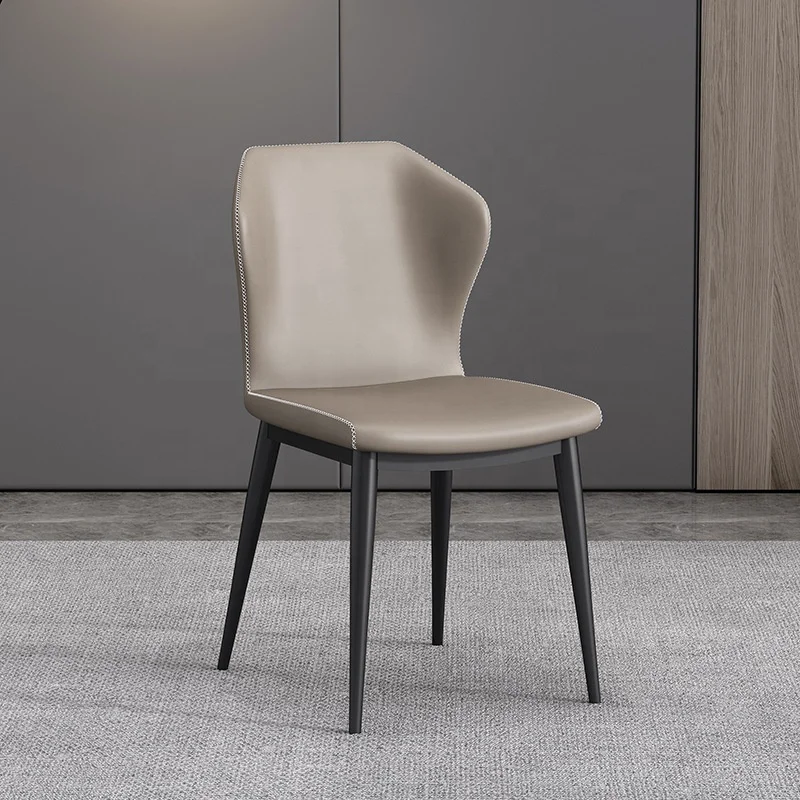 Hotsales living room chairs metal plastic dining chairs leather restaurant hotel chairs DC112